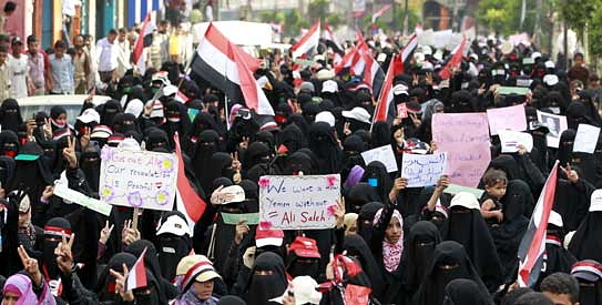 Frauen*-Demonstration im Jemen