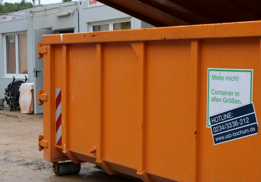 Container für Geflüchtete Bochum Wohlfahrtsstraße
